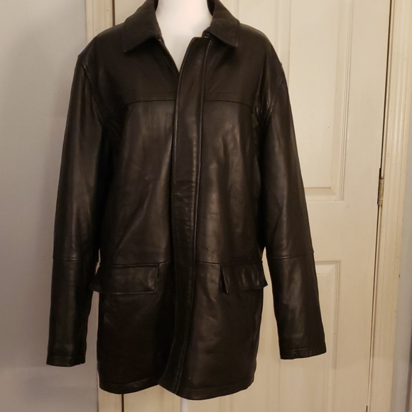 Calvin Klein Other - Calvin Klein Mens Leather Jacket L